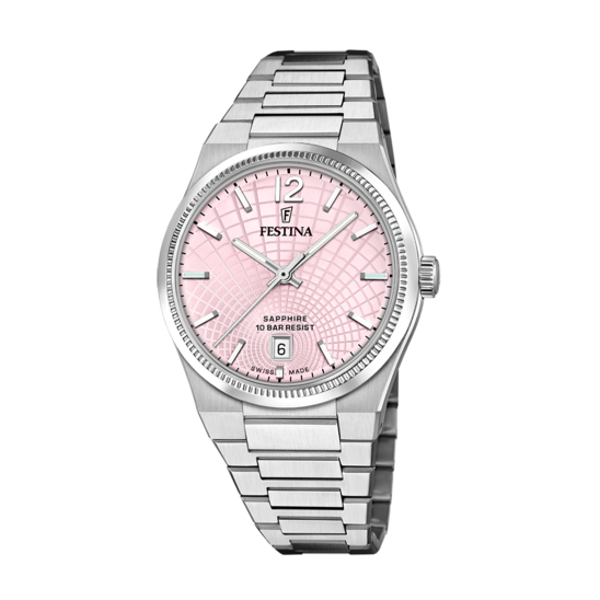 Festina RELOJ DE MUJER FESTINA SWISS MADE RIVÉ F20052/3 ROSA Promoción por tiempo limitado