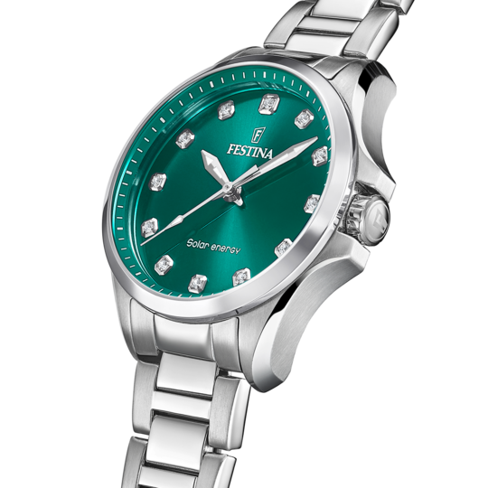 Festina FESTINA F20654/3 VERDE ACERO INOXIDABLE 316L MUJER Limitado a 3 días