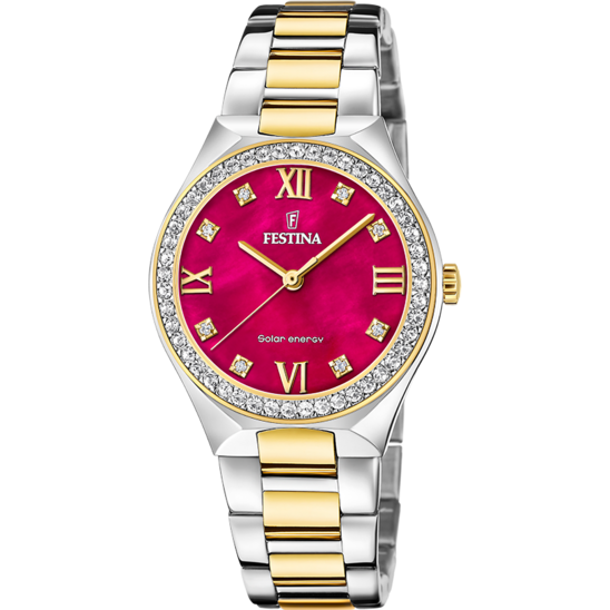 Festina FESTINA SOLAR ENERGY F20659/3 ROJO ACERO INOXIDABLE 316L MUJER Ahorra y exporta