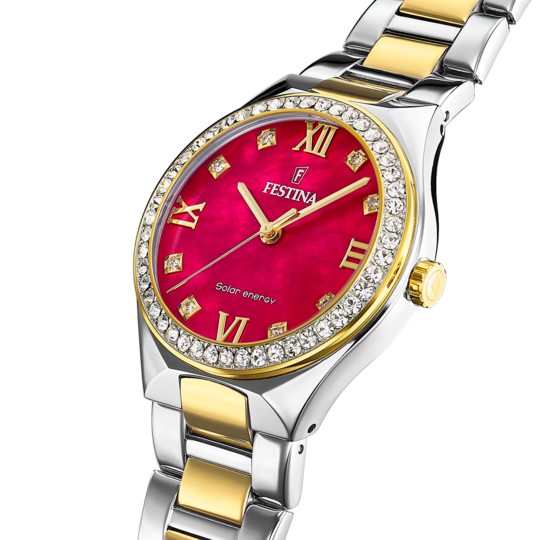 Festina FESTINA SOLAR ENERGY F20659/3 ROJO ACERO INOXIDABLE 316L MUJER Ahorra y exporta