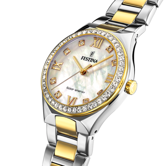 Festina FESTINA SOLAR ENERGY F20659/1 CREMA ACERO INOXIDABLE 316L MUJER En oferta