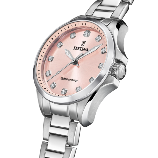 Festina FESTINA SOLAR ENERGY F20654/2 ROSA ACERO INOXIDABLE 316L MUJER Libre de impuestos