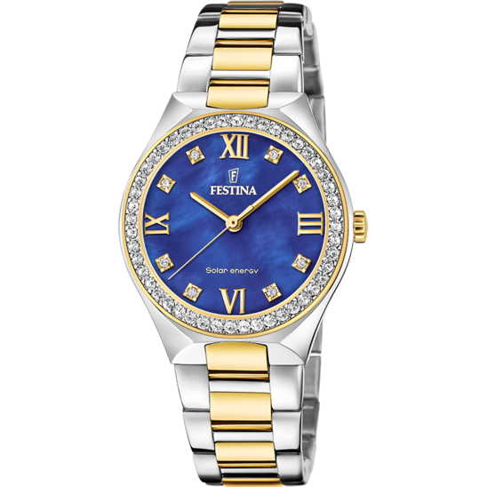 Festina FESTINA SOLAR ENERGY F20659/2 AZUL ACERO INOXIDABLE 316L MUJER Descuento por venta flash