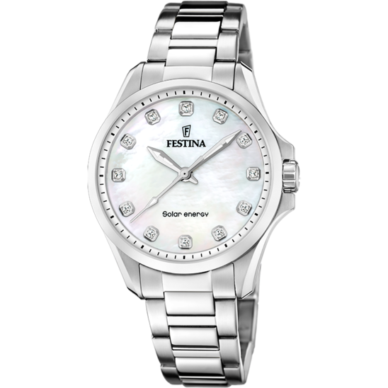 Festina FESTINA SOLAR ENERGY F20654/1 CREMA ACERO INOXIDABLE 316L MUJER Ofertas de temporada