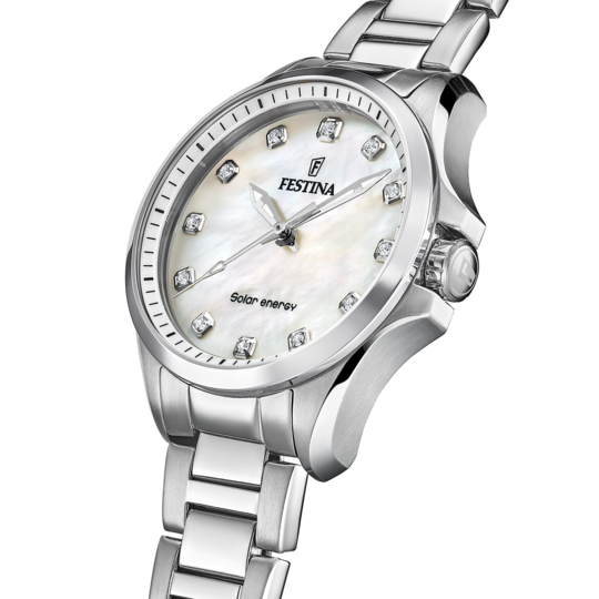 Festina FESTINA SOLAR ENERGY F20654/1 CREMA ACERO INOXIDABLE 316L MUJER Ofertas de temporada