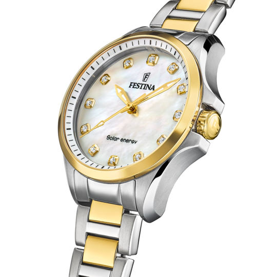 Festina FESTINA SOLAR ENERGY F20655/1 CREMA ACERO INOXIDABLE 316L MUJER Ofertas especiales