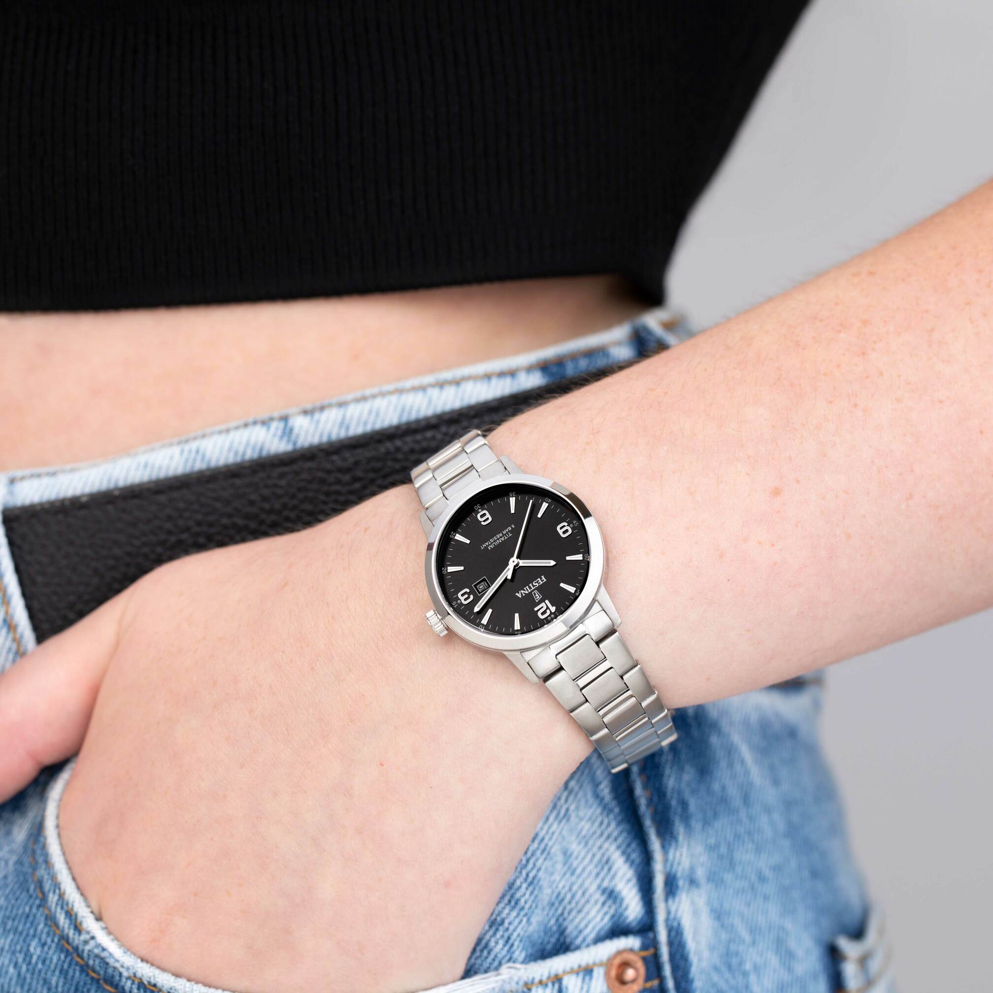 Festina RELOJ DE MUJER FESTINA TITANIUM F20436/3 CON ESFERA NEGRA 2025