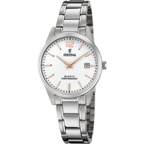 Festina RELOJ DE MUJER FESTINA CLASSICS F20509/2 CON ESFERA PLATEADA Última moda