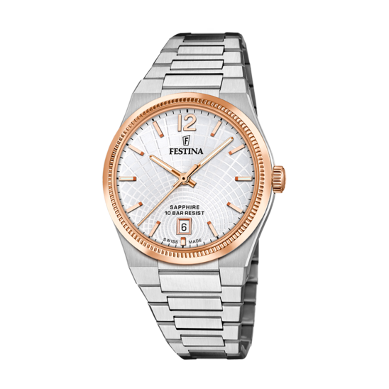 Festina RELOJ DE MUJER FESTINA SWISS MADE RIVÉ F20066/2 PLATEADO Gran oferta