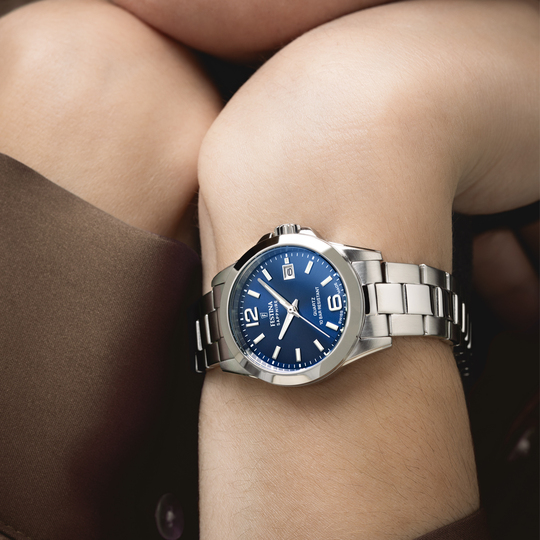 Festina RELOJ FESTINA SWISS MADE ACERO CLÁSICO F20049/5 AZUL CORREA DE ACERO INOXIDABLE 316L MUJER En oferta