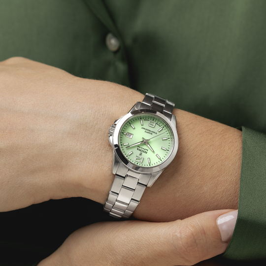 Festina RELOJ FESTINA SWISS MADE ACERO CLÁSICO F20049/2 VERDE CORREA DE ACERO INOXIDABLE 316L MUJER Rebajas