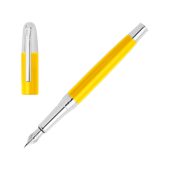 Festina PLUMA ESTILOGRÁFICA CLÁSICA DE COLOR AMARILLO CROMO ÚLTIMAS EDICIONES