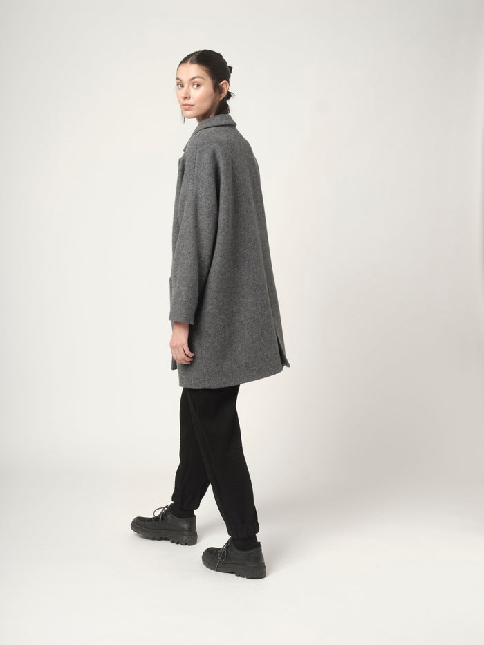 Ifeelnut Gento Coat Dark Grey – Ifeelnut Mejor oferta