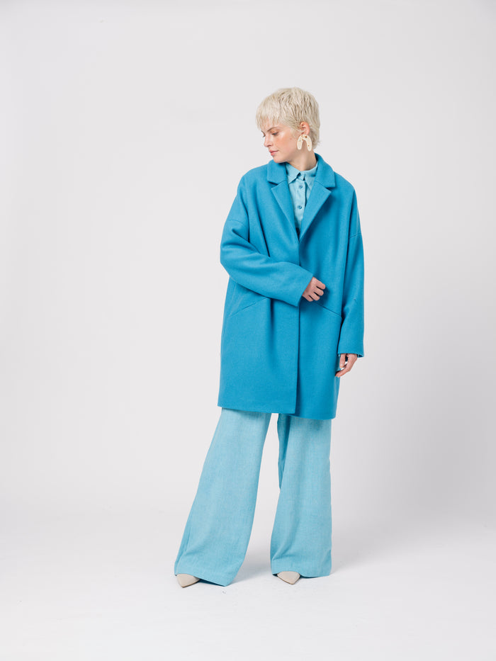 Ifeelnut Gento Coat Blue – Ifeelnut Rebajas baratas