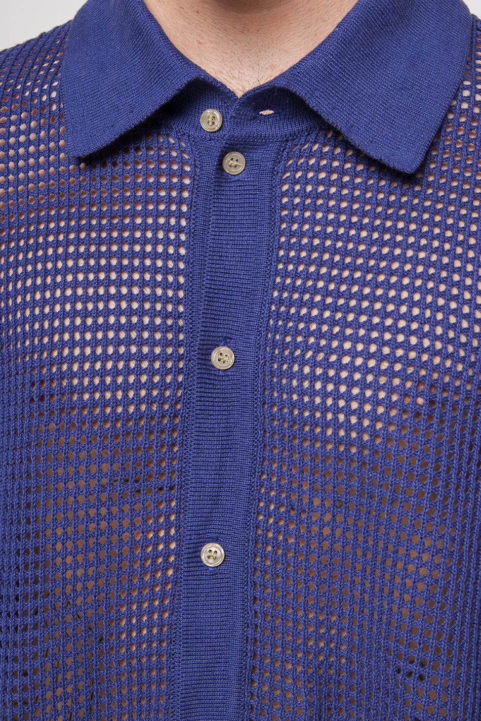 kaotiko Polo Crochet Water Navy Últimos 2 días