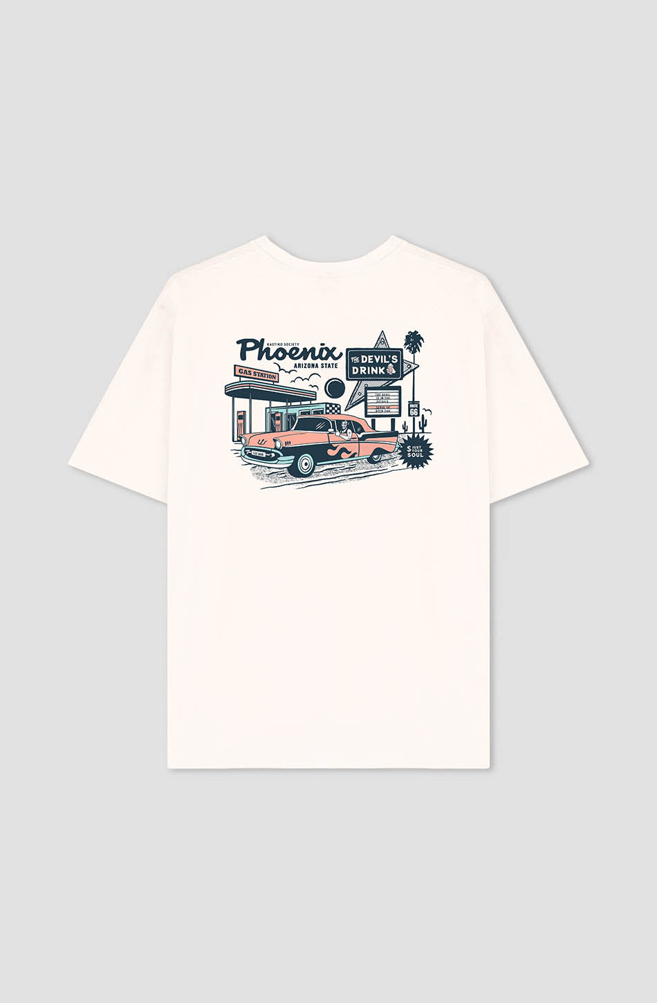 kaotiko Camiseta Gas Station Organic Cotton Oferta especial de fábrica