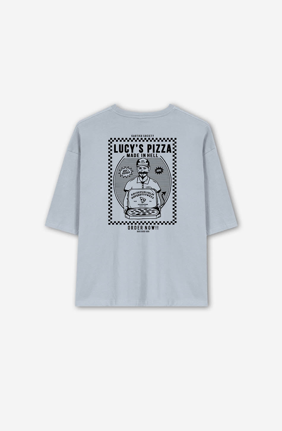 kaotiko Camiseta Lucys Pizza Steel Solo queda un día