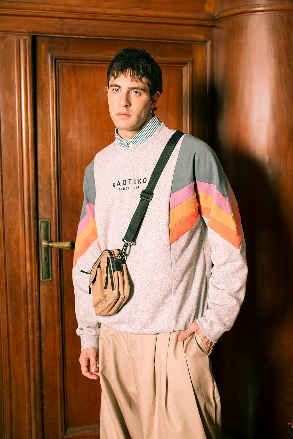 kaotiko Sudadera Seattle Gray / Board/ Orchid Ahorra y exporta