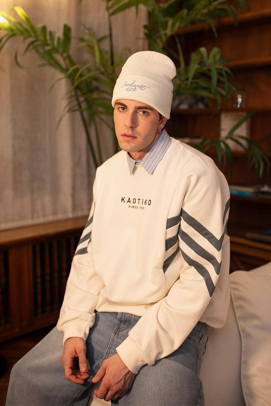 kaotiko Sudadera Chad Ivory / Board Libre de impuestos