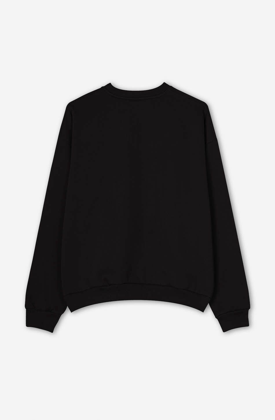 kaotiko Sudadera Washed Broken Heart Black Rebajas de fin de temporada