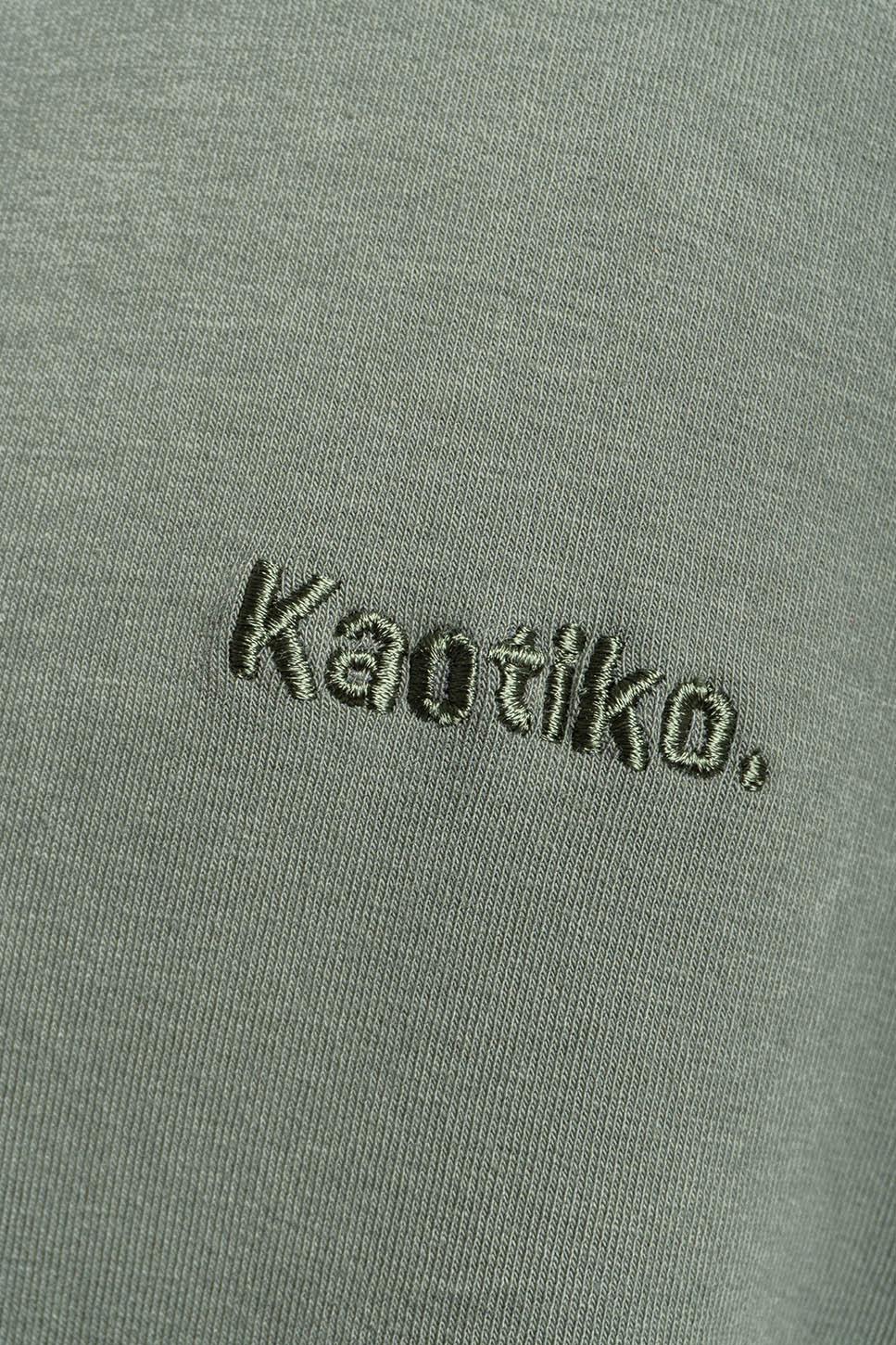 kaotiko Sudadera Dante Interlock Olive Devoluciones gratuitas
