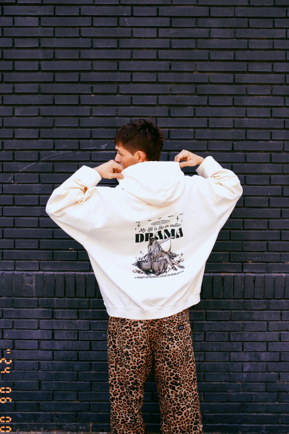 kaotiko Sudadera Washed Drama Ivory 2025