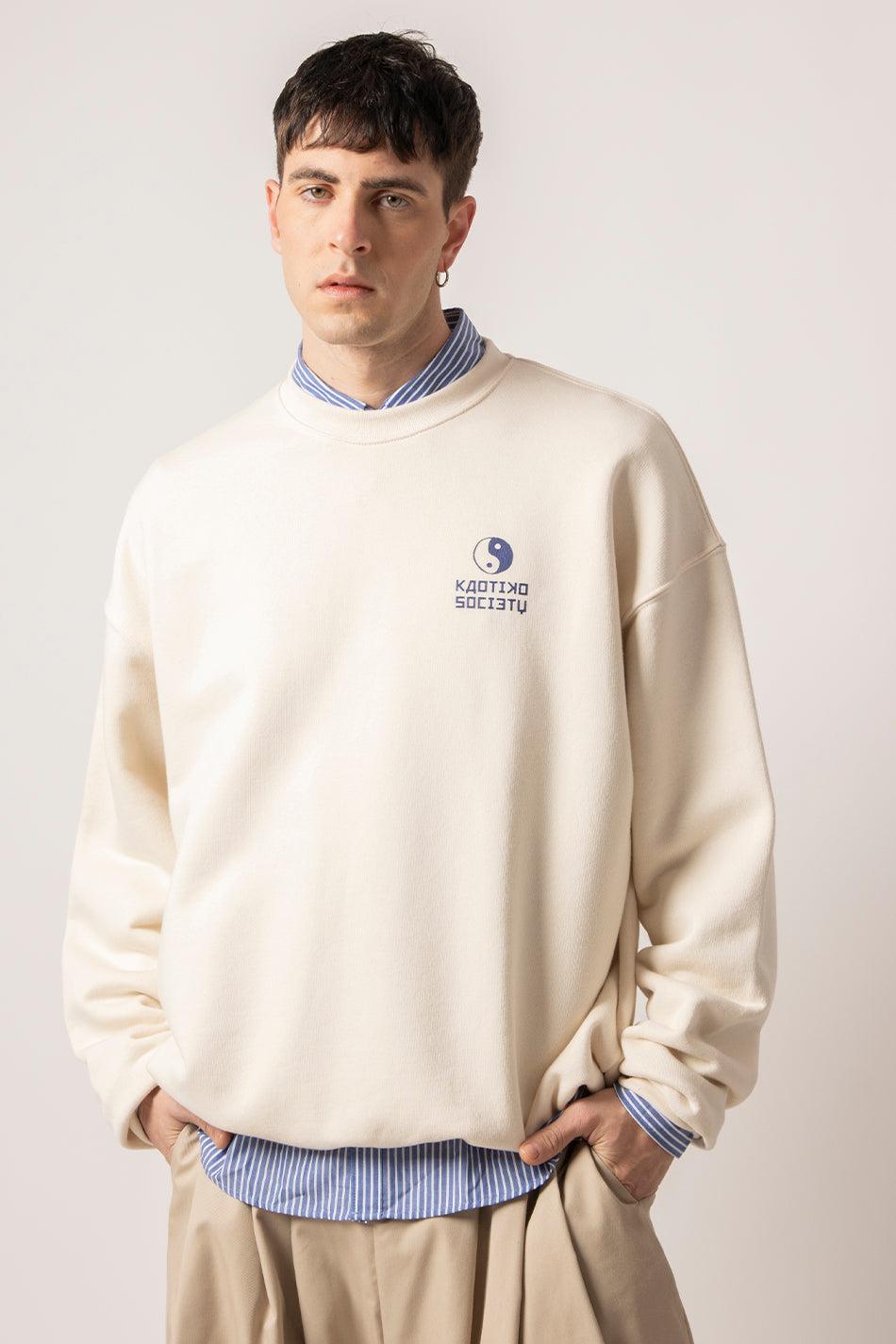 kaotiko Sudadera Yakisoba Lovers Organic Cotton Ivory Ventas relámpago