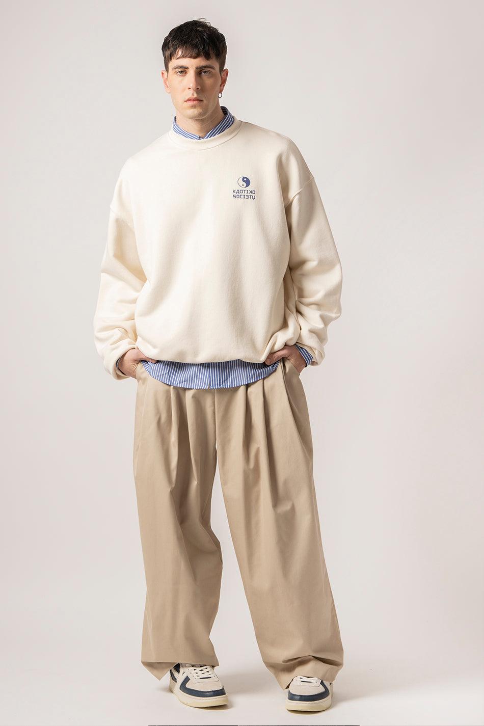 kaotiko Sudadera Yakisoba Lovers Organic Cotton Ivory Ventas relámpago