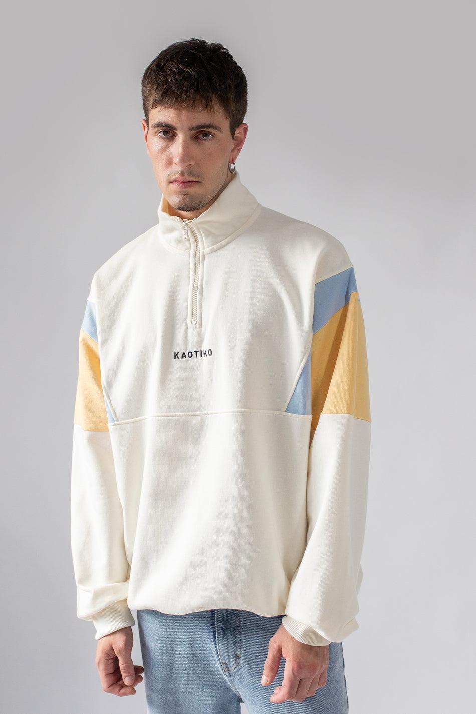 kaotiko Sudadera Arthur Ivory Sky Vanilla Liquidación