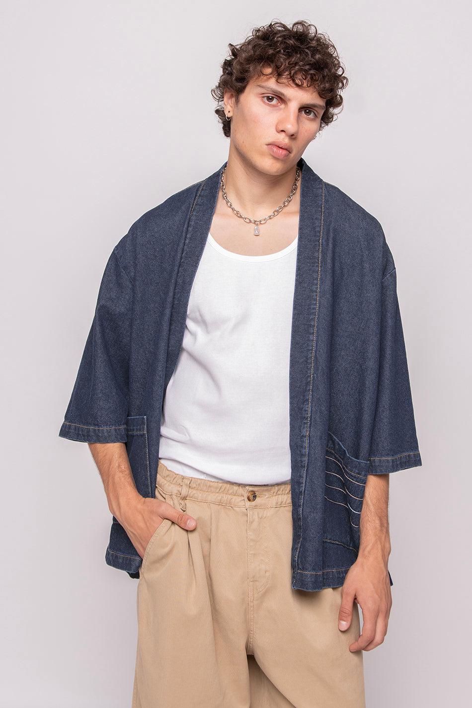 kaotiko Kimono Denim Japanese Envío gratis