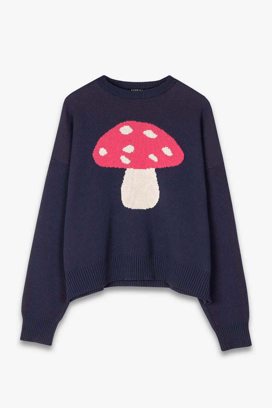 kaotiko Jersey Mushroom Navy Precio de fábrica