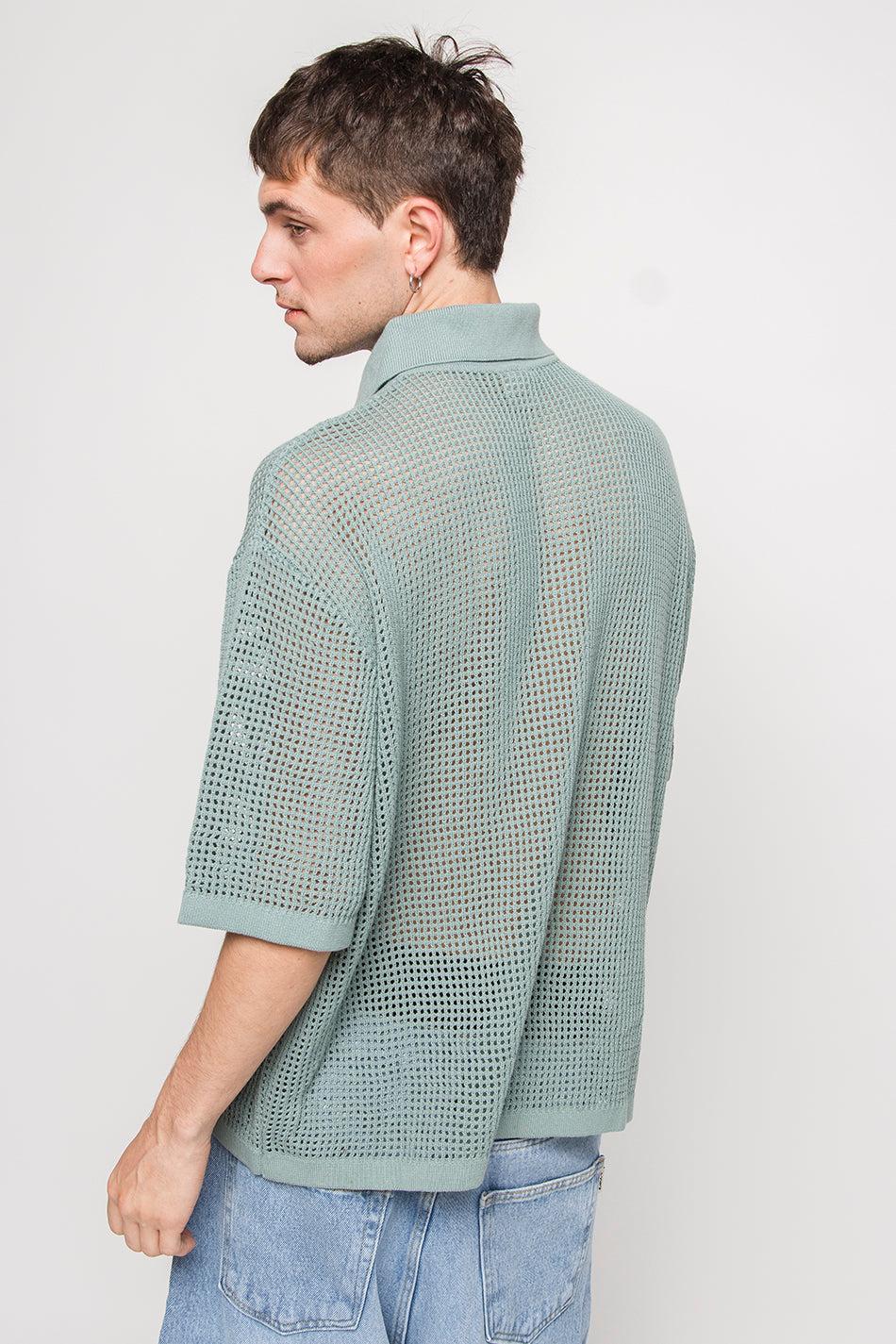 kaotiko Polo Crochet Water Green Superdescuento
