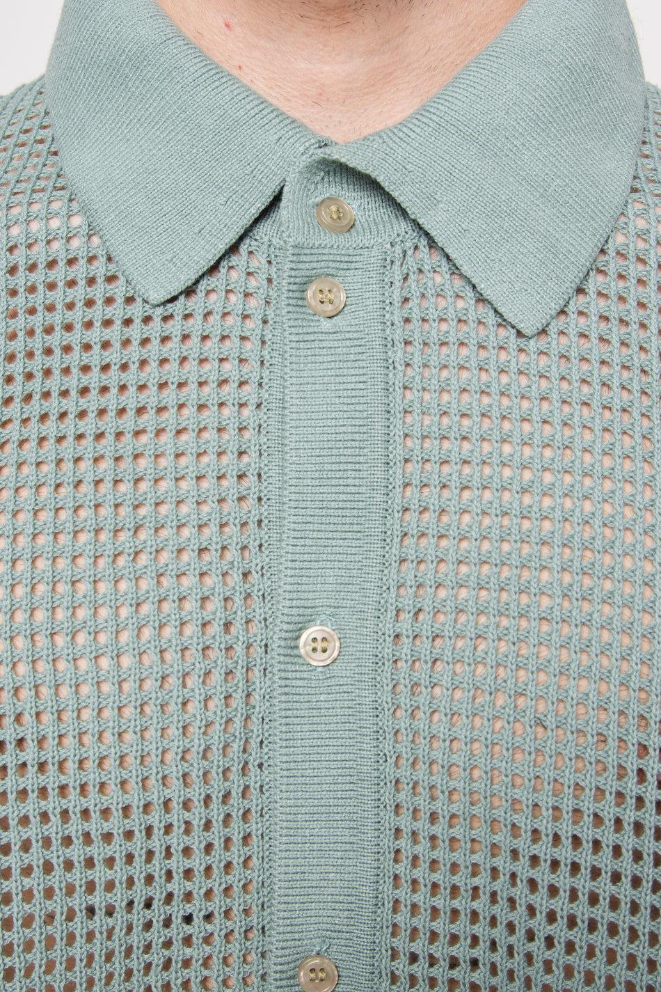 kaotiko Polo Crochet Water Green Superdescuento