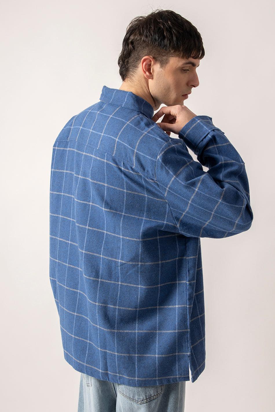 kaotiko Camisa Milton Checked Blue Última moda