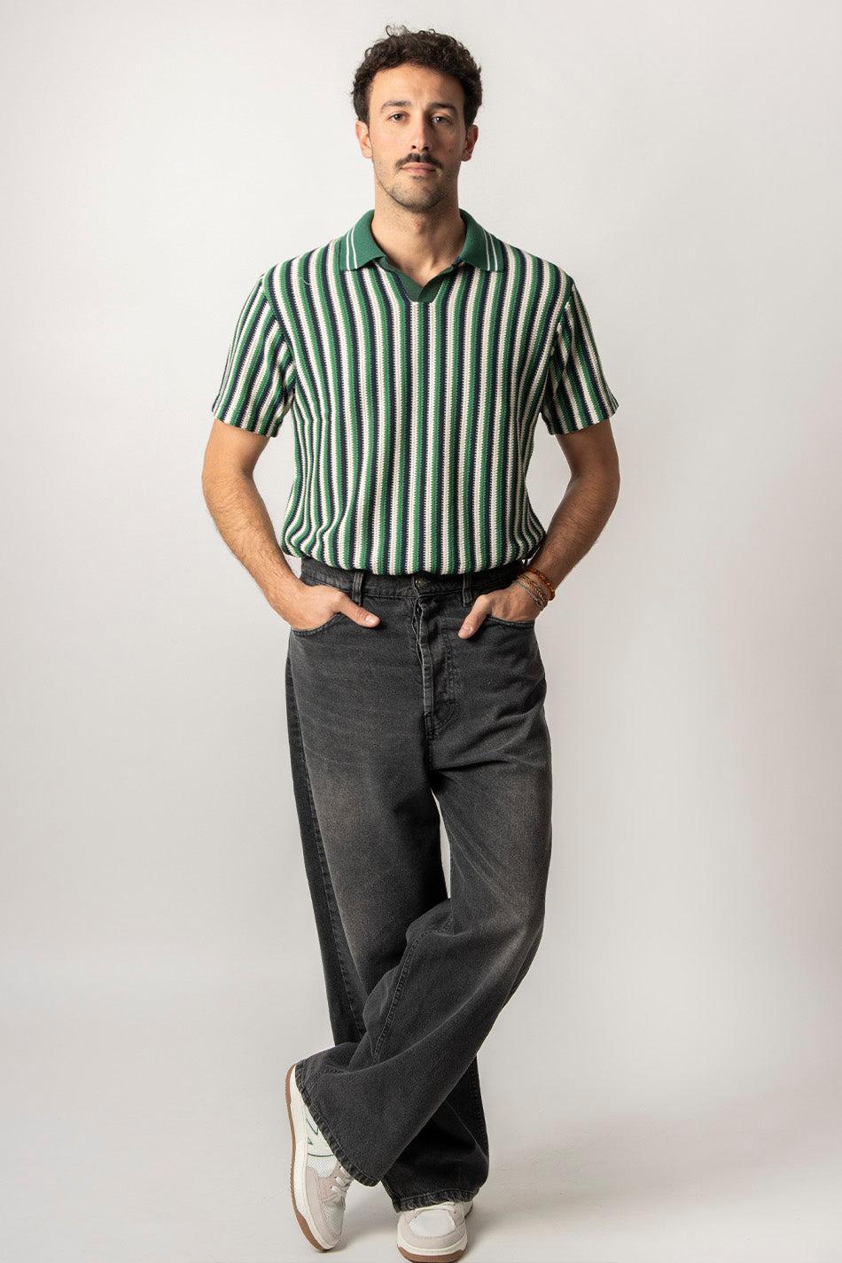 kaotiko Polo Striped Finn Grandes ahorros
