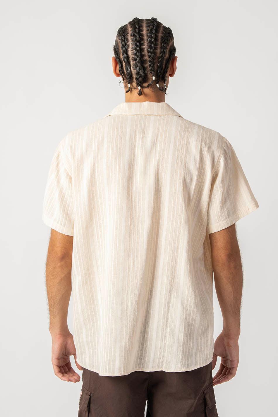 kaotiko Camisa Ayaz Ivory Rebajas de fin de temporada