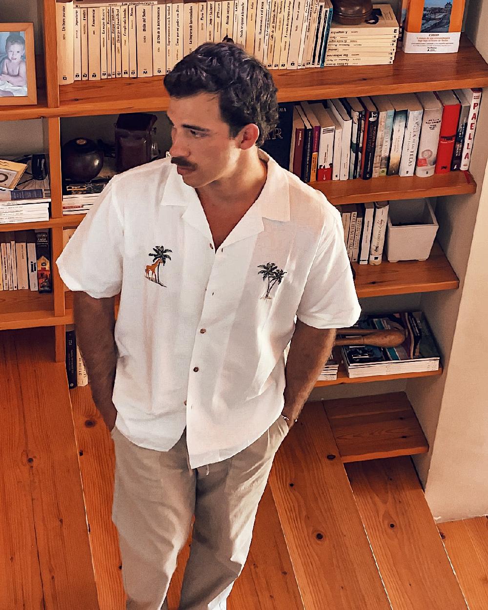 kaotiko Camisa Palm Safari White 2025
