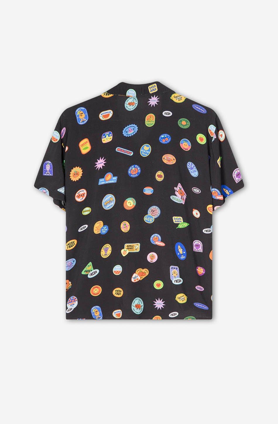 kaotiko Camisa Small Fruit Stickers Ofertas