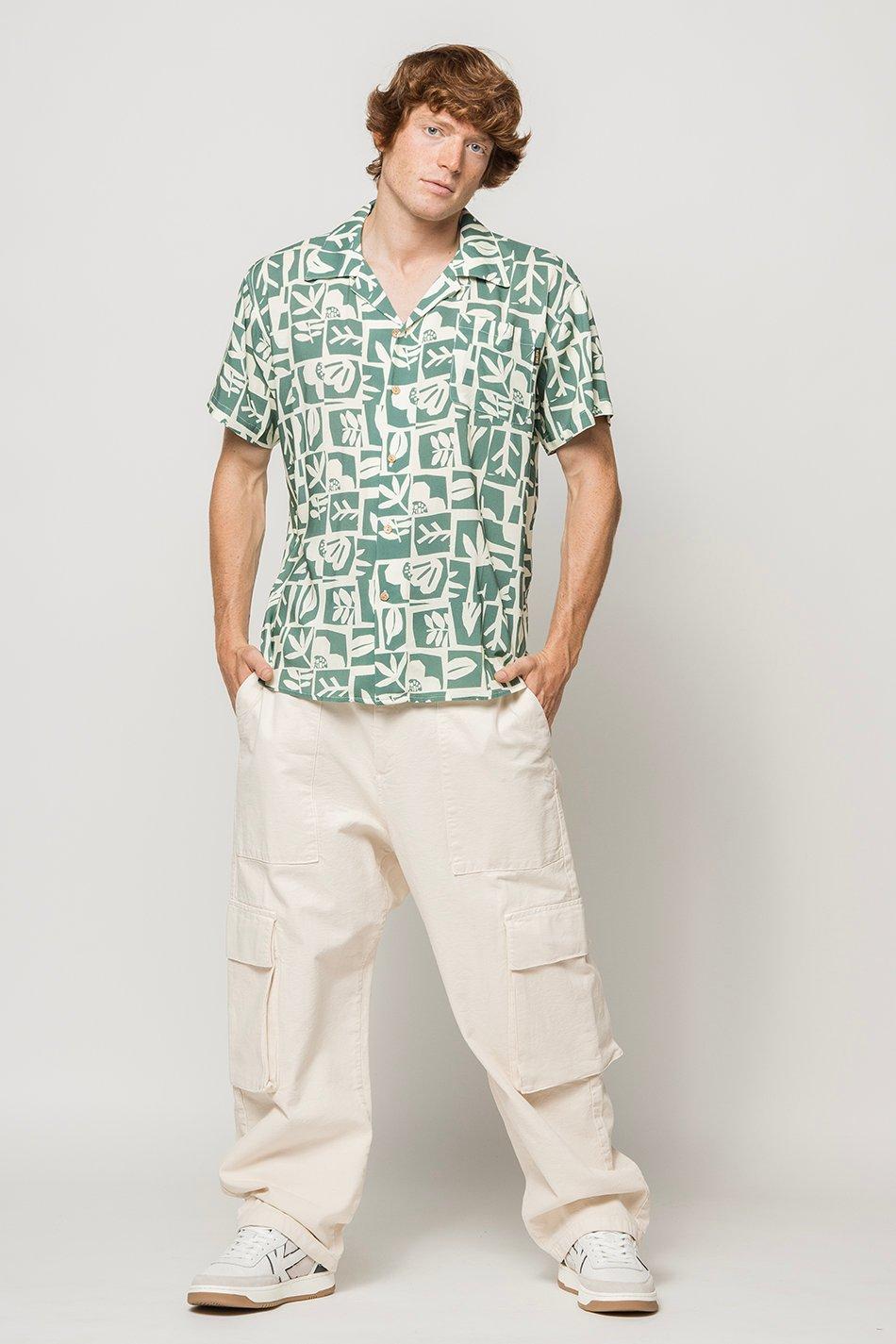 kaotiko Camisa Nature Abstract Tienda