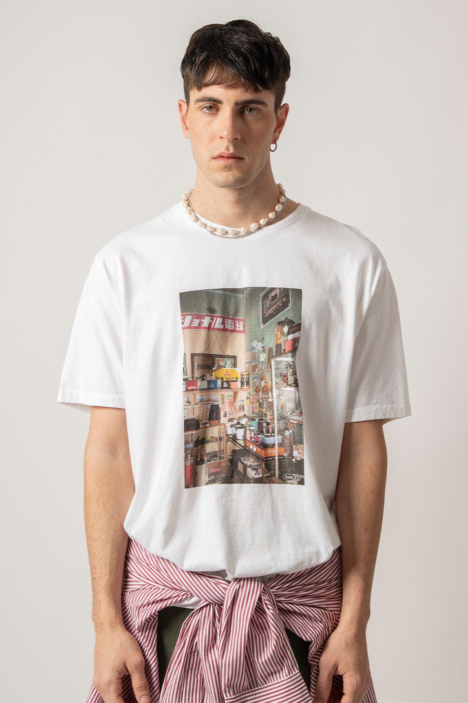 kaotiko Camiseta Washed Takayama White ÚLTIMAS EDICIONES