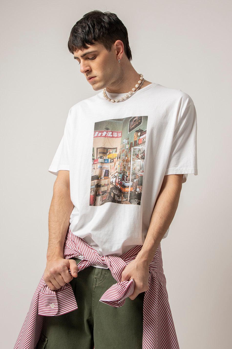 kaotiko Camiseta Washed Takayama White ÚLTIMAS EDICIONES
