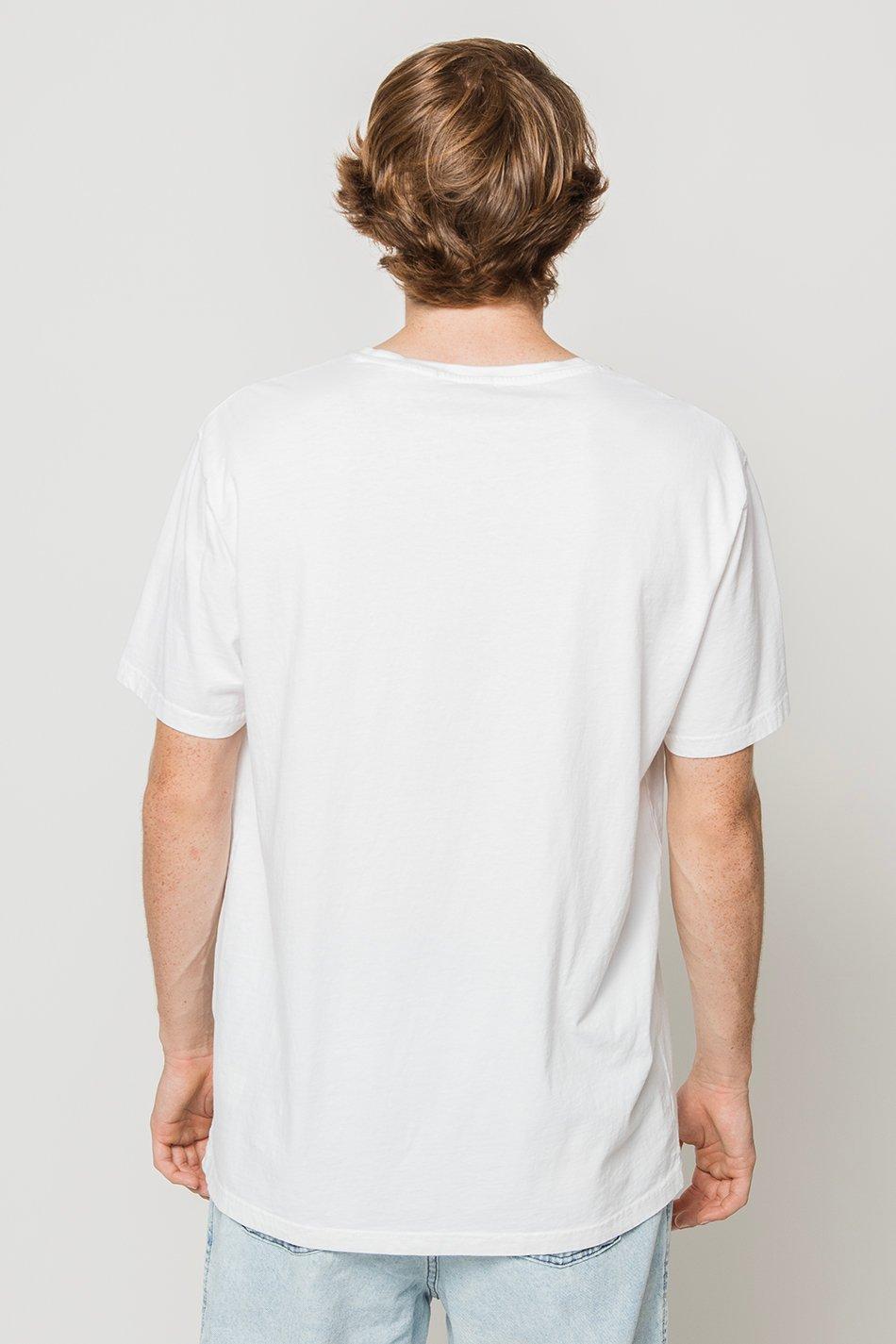 kaotiko Camiseta Washed Fresh White Promoción trimestral