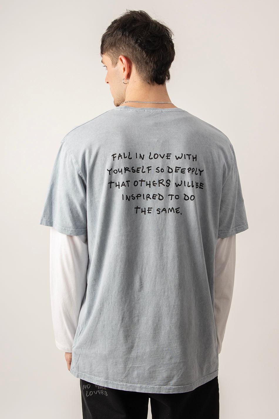 kaotiko Camiseta Washed Boy Urban Threesome Steel Superdescuento