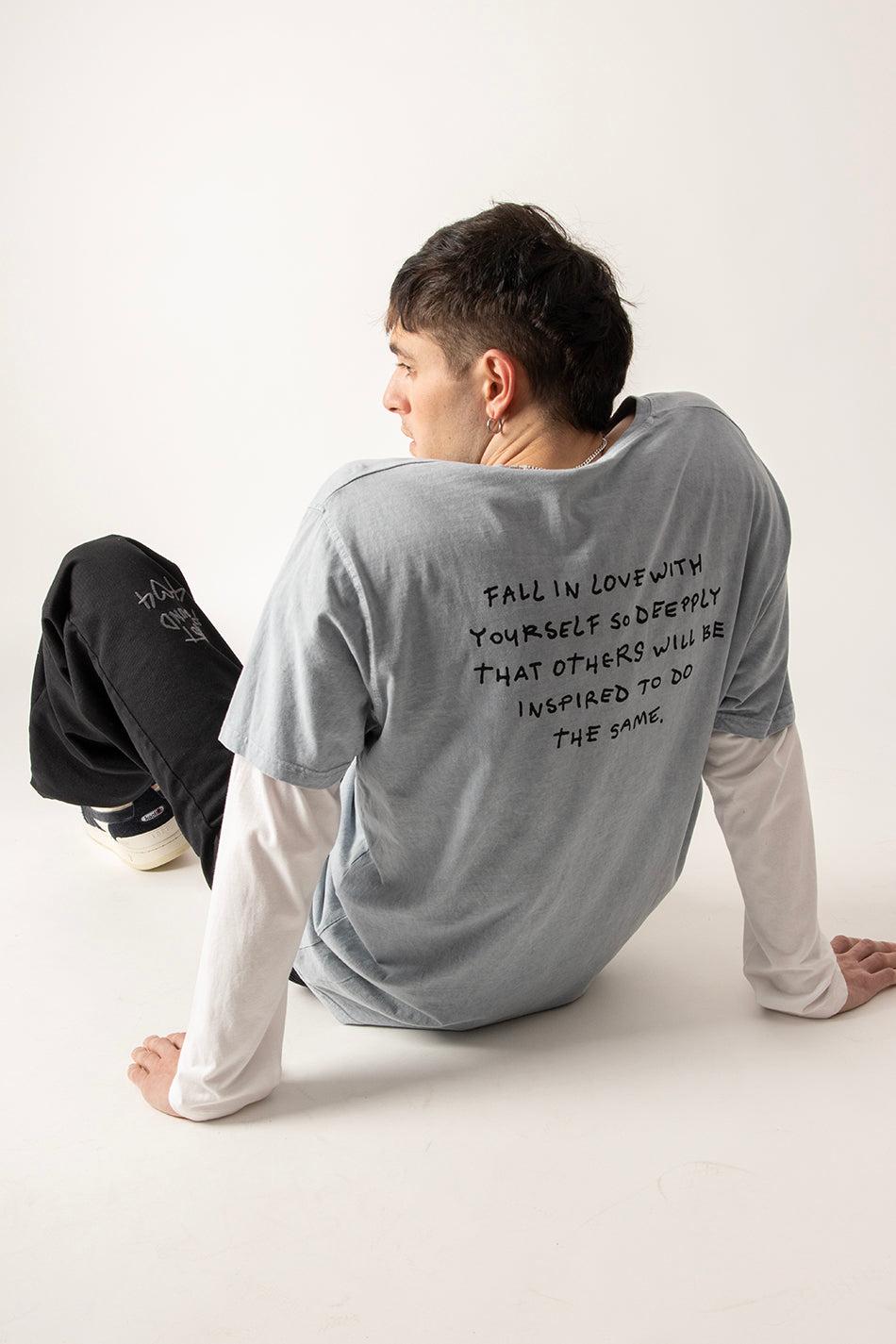 kaotiko Camiseta Washed Boy Urban Threesome Steel Superdescuento
