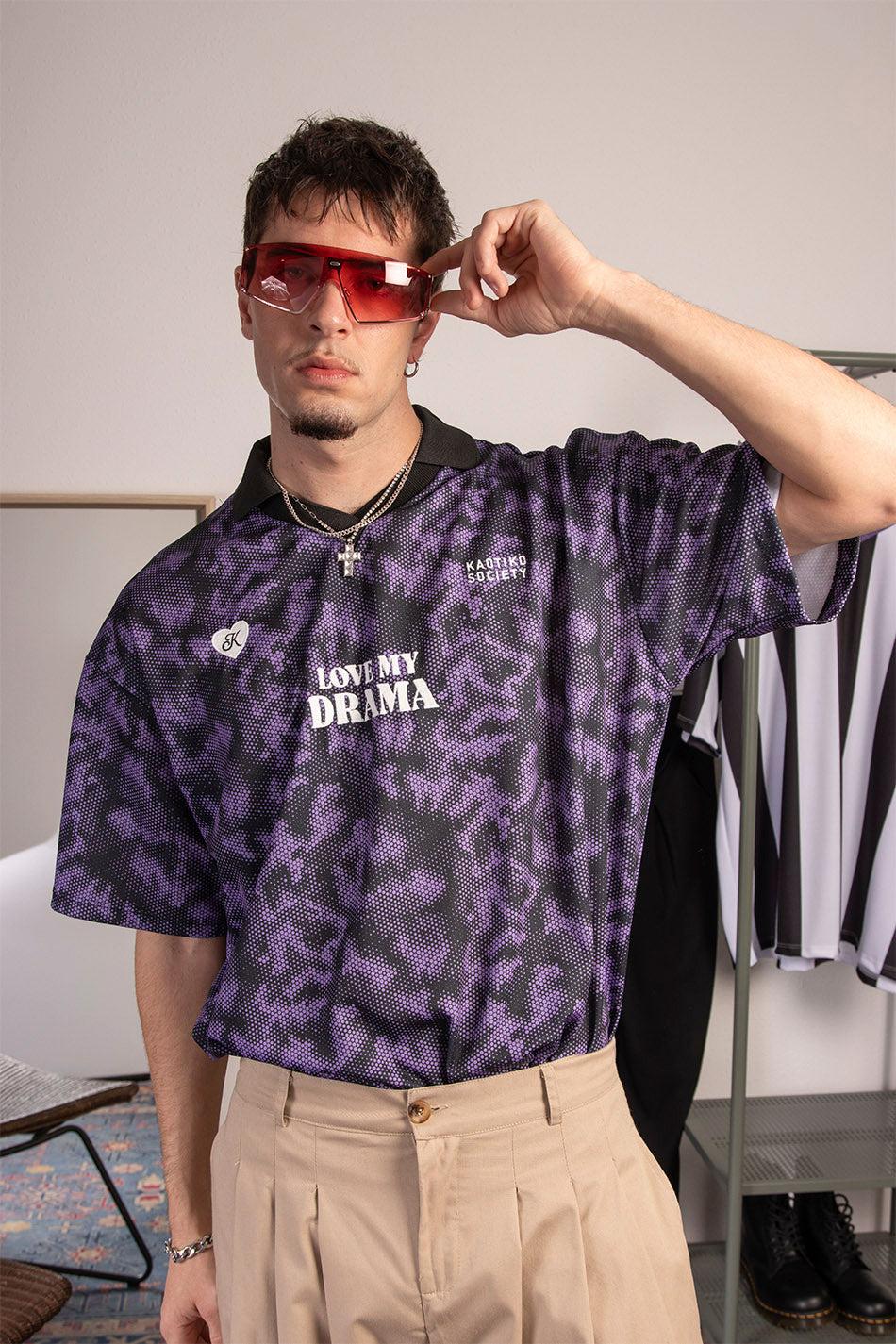 kaotiko Polo Soccer Love My Drama Purple Precios de Black Friday