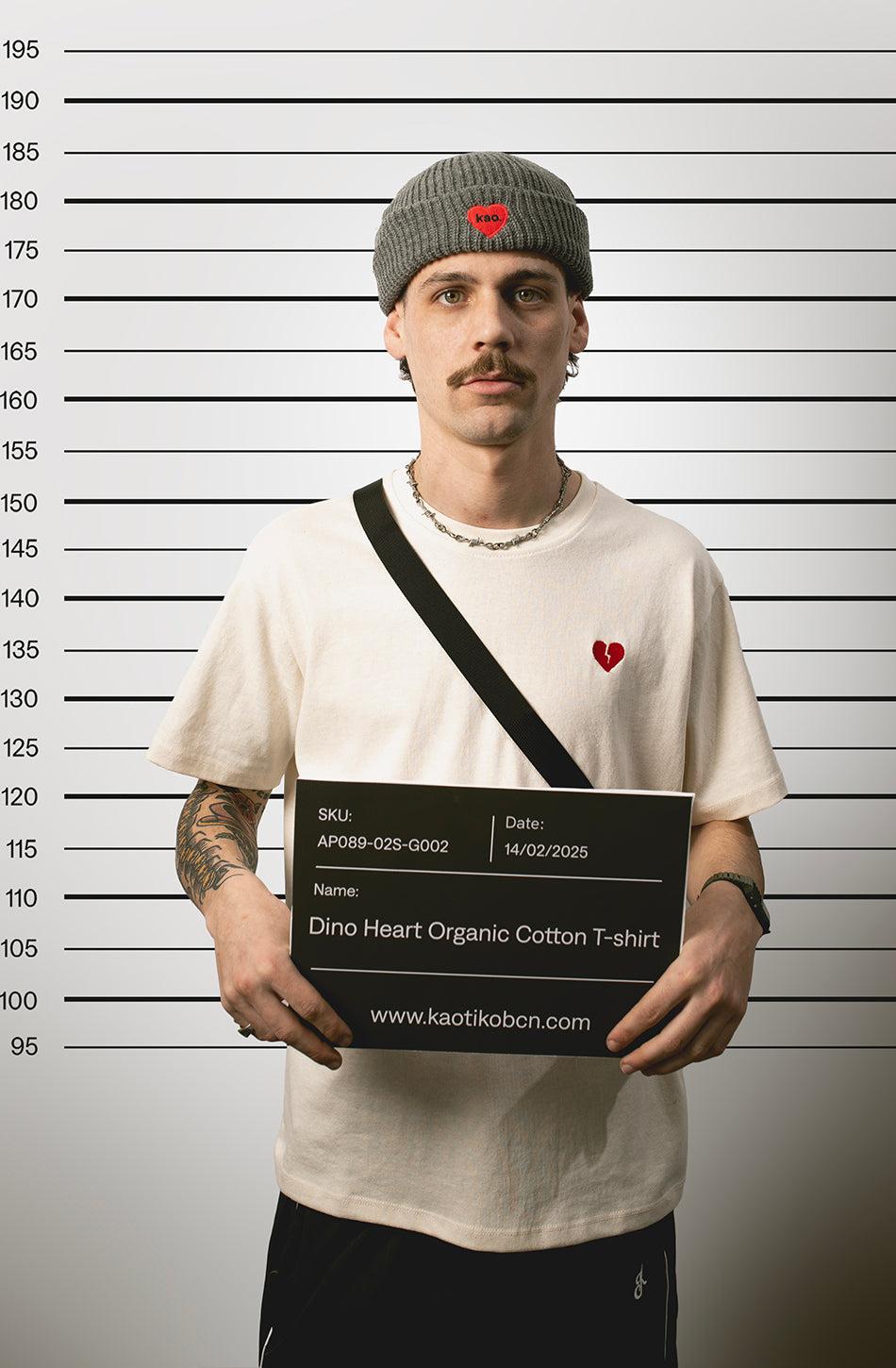 kaotiko Camiseta Dino Heart Organic Cotton Devoluciones gratuitas