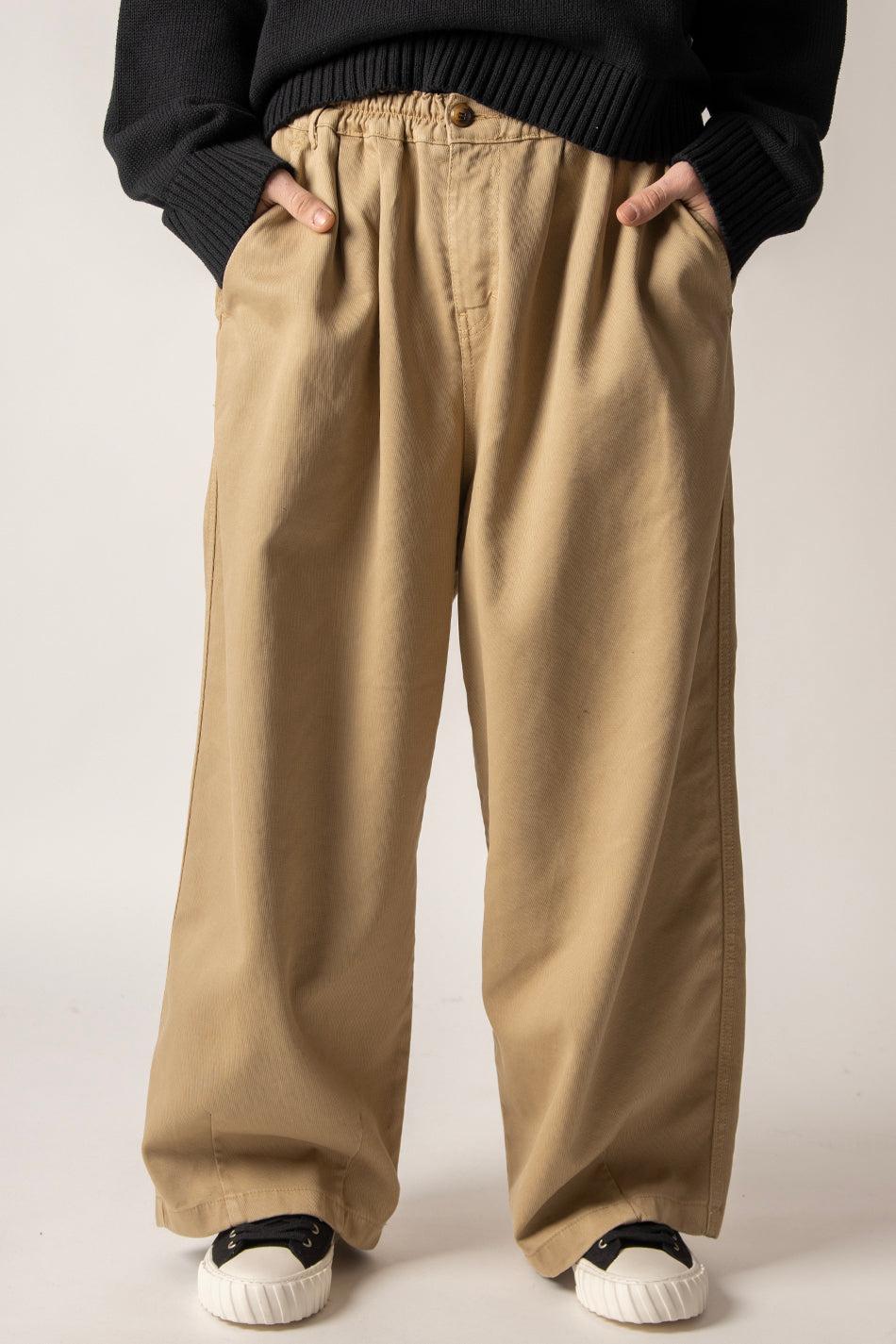 kaotiko Pantalón Dandy Wide Leg Camel Outlet online