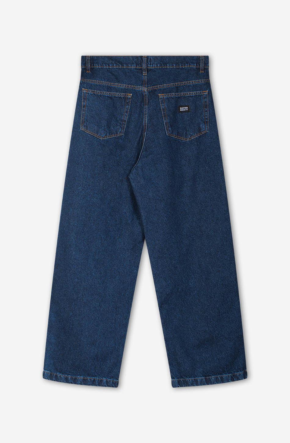 kaotiko Pantalón Stuttgart Wide Leg Dark Denim Rebajas de fábrica