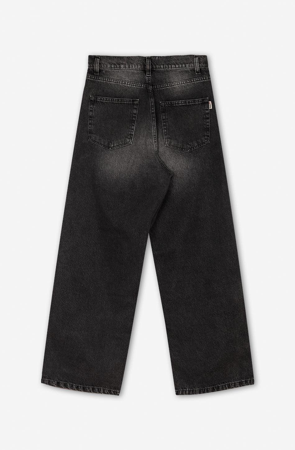 kaotiko Pantalón Loose Baggy Denim Black Tienda