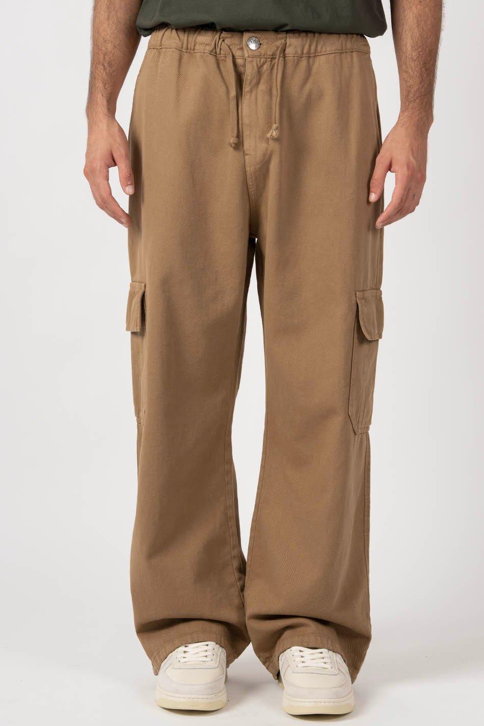 kaotiko Pantalón Casual Cargo Pocket Toast Mejor oferta